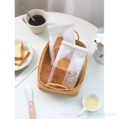 bakery milk tea food paper bag